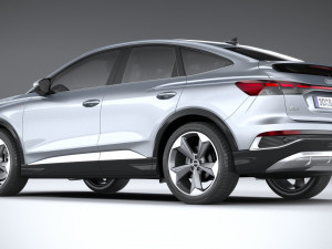 Audi Q4 Sportback E-tron 2022 3D Model