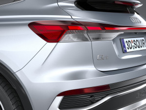 Audi Q4 Sportback E-tron 2022 3D Model