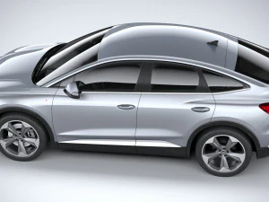 Audi Q4 Sportback E-tron 2022 3D Model