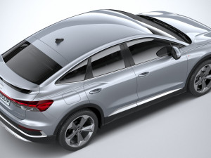 Audi Q4 Sportback E-tron 2022 3D Model