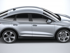 Audi Q4 Sportback E-tron 2022 3D Model