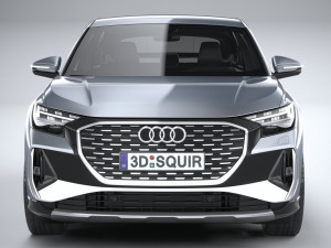 Audi Q4 Sportback E-tron 2022 3D Model
