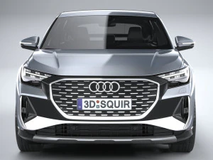 Audi Q4 Sportback E-tron 2022 3D Model