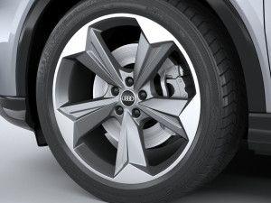 Audi Q4 Sportback E-tron 2022 3D Model