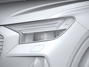 Audi Q4 Sportback E-tron 2022 3D Model