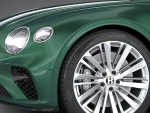 Bentley Continetal GT Speed 2022 3D 모델