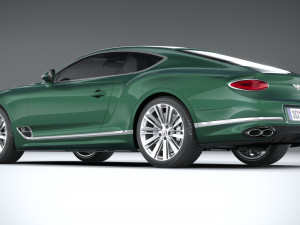 Bentley Continetal GT Speed 2022 3D 모델