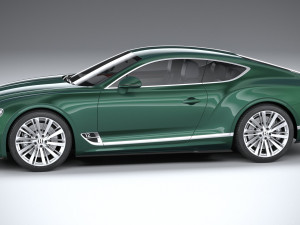 Bentley Continetal GT Speed 2022 3D 모델