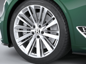 Bentley Continetal GT Speed 2022 3D 모델