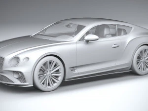 Bentley Continetal GT Speed 2022 3D Model