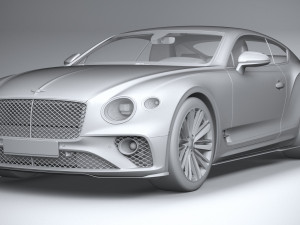 Bentley Continetal GT Speed 2022 3D 모델