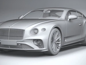 Bentley Continetal GT Speed 2022 3D Model
