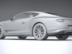 Bentley Continetal GT Speed 2022 3D 모델