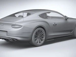 Bentley Continetal GT Speed 2022 3D Model