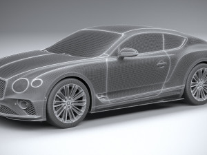 Bentley Continetal GT Speed 2022 3D 모델