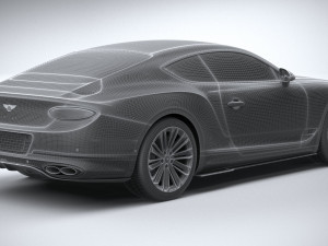 Bentley Continetal GT Speed 2022 3D 모델