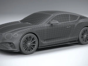 Bentley Continetal GT Speed 2022 3D Model