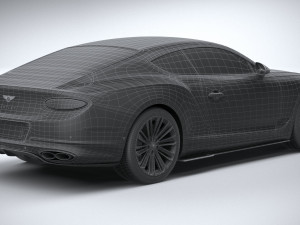 Bentley Continetal GT Speed 2022 3D 모델