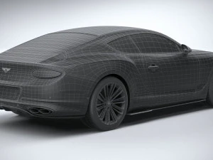 Bentley Continetal GT Speed 2022 3D Model