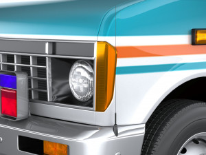 generic ambulance classic Modelo 3D