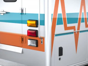 generic ambulance classic 3D Model