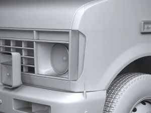 generic ambulance classic 3D Model