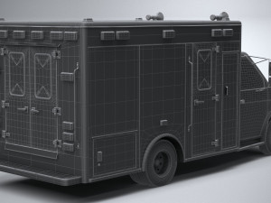 generic ambulance classic Modelo 3D