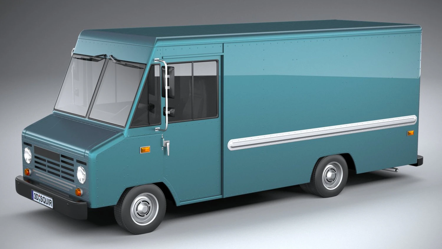 Generic Step VAN 2021 3D Model .c4d .max .obj .3ds .fbx .stl .blend 