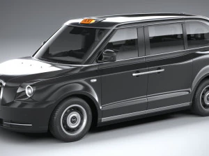 Londra Taxi Cab Levc Passeggeri 2021 Modello 3D