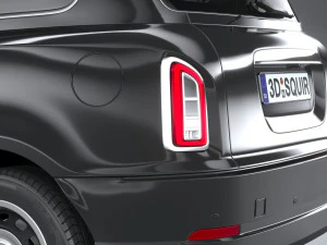 ロンドンのタクシー、Levcの乗客 2021 3Dモデル