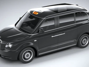 ロンドンのタクシー、Levcの乗客 2021 3Dモデル