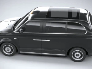 ロンドンのタクシー、Levcの乗客 2021 3Dモデル