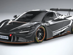 McLaren 720S GT3X 2021 Modelo 3D