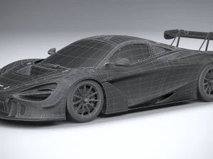 McLaren 720S GT3X 2021 Modelo 3D