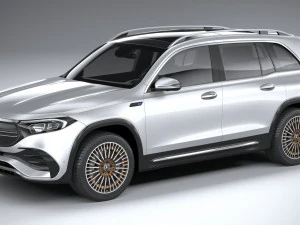 मर्सिडीज-बेंज ईक्यूबी 2022 3D मॉडल