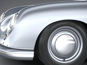 Porsche 356 Coupe Split 1951 3D Model