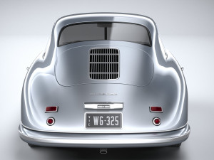 Porsche 356 Coupe Split 1951 Modelo 3D