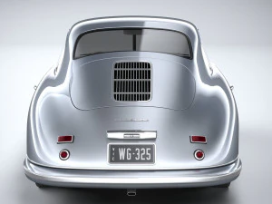 Porsche 356 Coupe Split 1951 3D Model