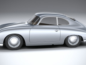 Porsche 356 Coupe Split 1951 Modelo 3D