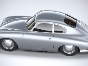Porsche 356 Coupe Split 1951 Modelo 3D