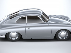 Porsche 356 Coupe Split 1951 Modelo 3D