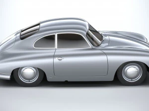 Porsche 356 Coupe Split 1951 3D Model