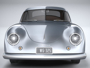 Porsche 356 Coupe Split 1951 Modelo 3D
