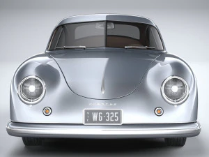 Porsche 356 Coupe Split 1951 3D Model