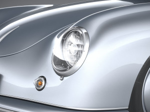 Porsche 356 Coupe Split 1951 Modelo 3D