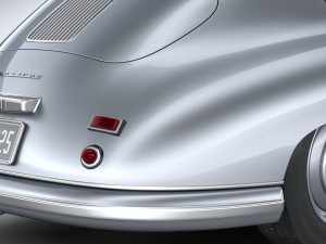 Porsche 356 Coupe Split 1951 Modelo 3D