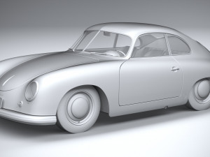 Porsche 356 Coupe Split 1951 Modelo 3D