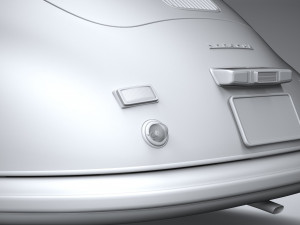 Porsche 356 Coupe Split 1951 Modelo 3D