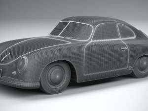 Porsche 356 Coupe Split 1951 Modelo 3D