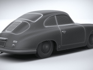 Porsche 356 Coupe Split 1951 Modelo 3D